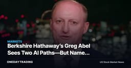 Berkshire Hathaway’s Greg Abel Sees Two AI Paths—But Names Neither
