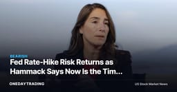 Fed Rate-Hike Risk Returns as Hammack Says Now Is the Time to Act