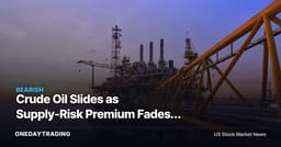 Crude Oil Slides as Supply-Risk Premium Fades: XOM, CVX, Airlines in Focus
