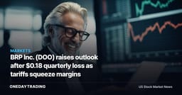 BRP Inc. (DOO) raises outlook after $0.18 quarterly loss as tariffs squeeze margins