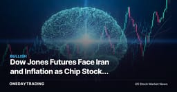 Dow Jones Futures Face Iran and Inflation as Chip Stocks Flash Buy Signals
