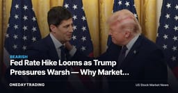 Fed Rate Hike Looms as Trump Pressures Warsh — Why Markets Face a Policy Test
