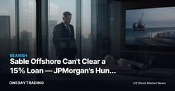 Sable Offshore Can't Clear a 15% Loan — JPMorgan's Hung Deal Exposes Energy Credit Risk