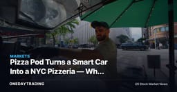 Pizza Pod Turns a Smart Car Into a NYC Pizzeria — Why Scale Is the Puzzle