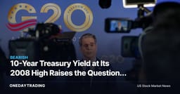 10-Year Treasury Yield at Its 2008 High Raises the Question: What Breaks First?